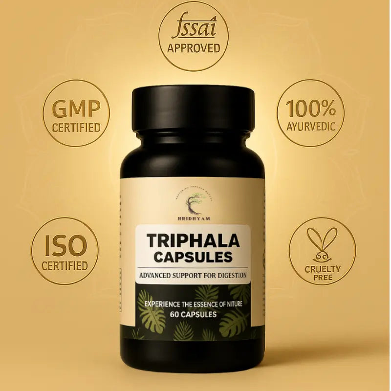 Hridhyam's Gut Restore- The Triphala Capsules
